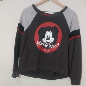 Mouse Club  size Medium Grey Sweat shirt